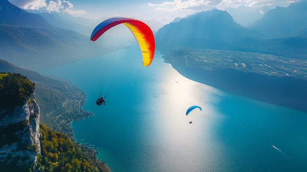 Découvrez le parapente à annecy: sensations garanties